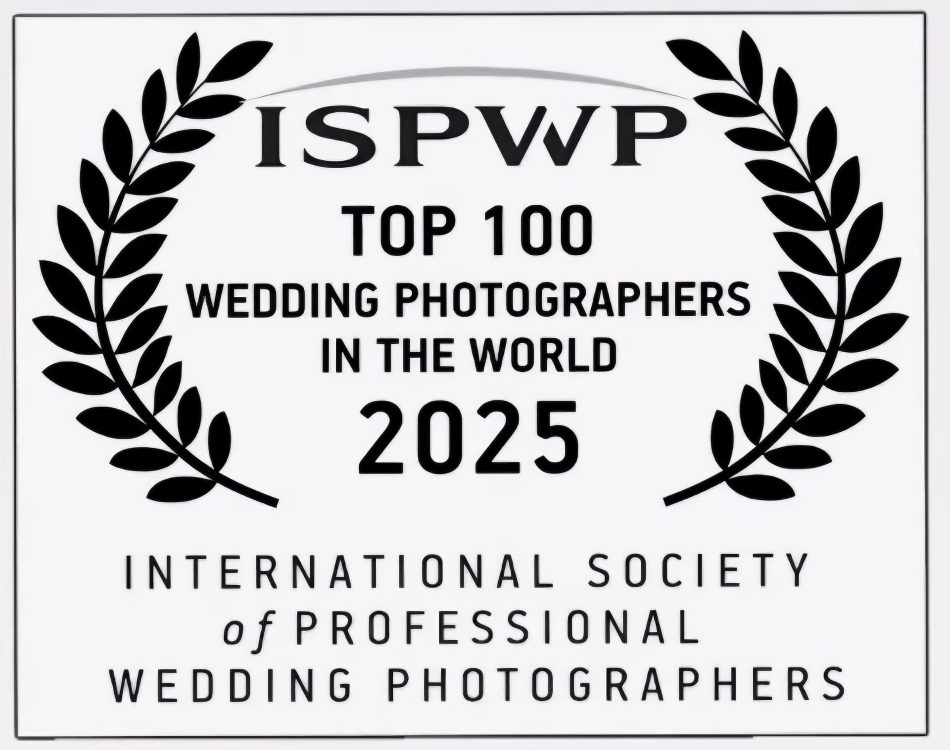 Wedding photography award badge 2